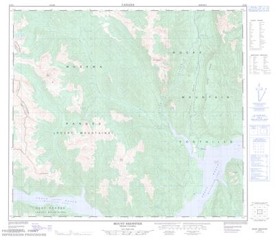 094B03 - MOUNT BREWSTER - Topographic Map