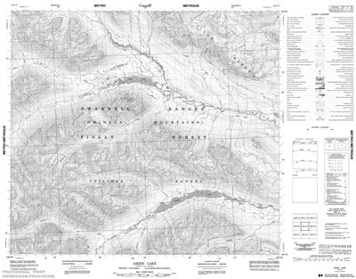 094C05 - AIKEN LAKE - Topographic Map