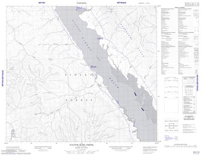 094C10 - FACTOR ROSS CREEK - Topographic Map