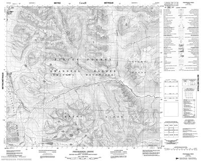 094D16 - FREDRIKSON CREEK - Topographic Map