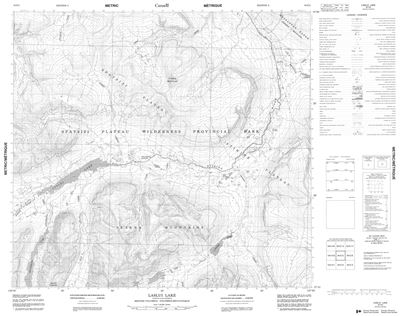 094E05 - LASLUI LAKE - Topographic Map