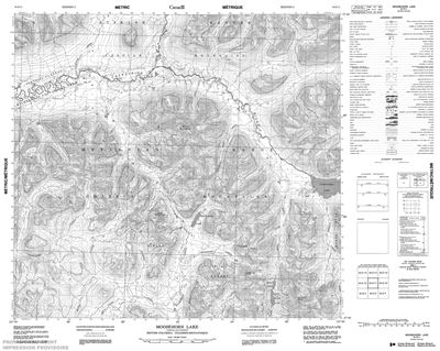 094E11 - MOOSEHORN LAKE - Topographic Map