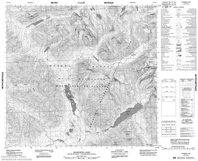094F14 - HAWORTH LAKE - Topographic Map