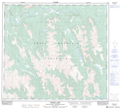094G03 - MARION LAKE - Topographic Map