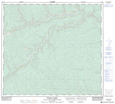 094G08 - MEDANA CREEK - Topographic Map