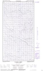 094I13E - GUNNELL CREEK - Topographic Map