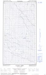 094I13W - GUNNELL CREEK - Topographic Map
