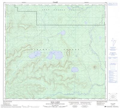 094J01 - KLUA LAKES - Topographic Map