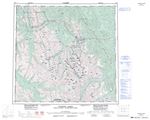 094K - TUCHODI LAKES - Topographic Map