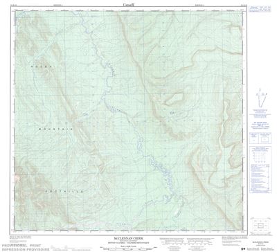 094K16 - MCCLENNAN CREEK - Topographic Map