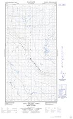 094O08E - TWO ISLAND LAKE - Topographic Map