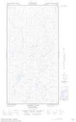 094O11E - TSINHIA LAKE - Topographic Map