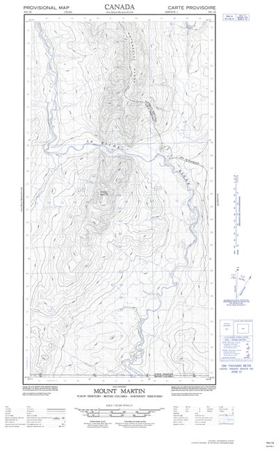 095C01E - MOUNT MARTIN - Topographic Map