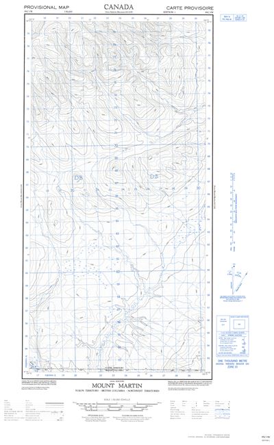 095C01W - MOUNT MARTIN - Topographic Map