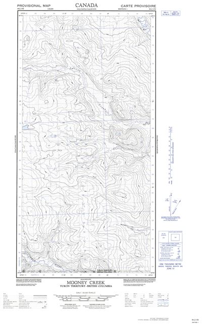 095C03W - MOONEY CREEK - Topographic Map