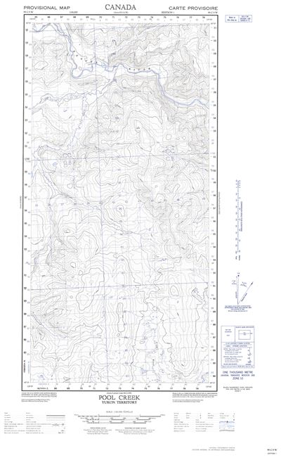 095C05W - POOL CREEK - Topographic Map