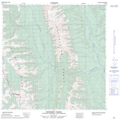 095C09 - CHINKEH CREEK - Topographic Map