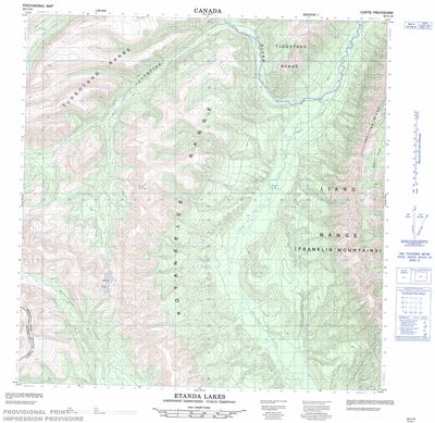 095C16 - ETANDA LAKES - Topographic Map