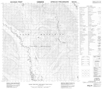 095E06 - MOUNT DOOSHKA - Topographic Map