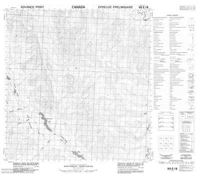 095E08 - SAHU LAKE - Topographic Map