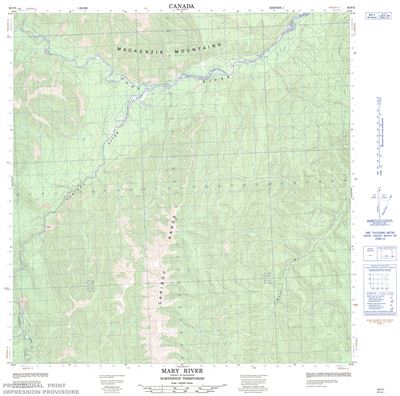 095F05 - MARY RIVER - Topographic Map