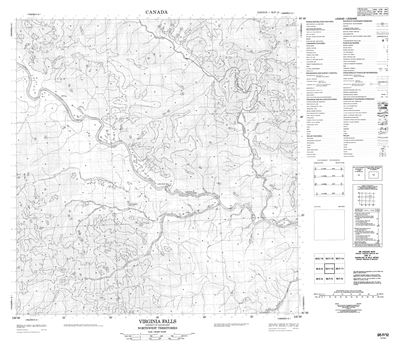 095F12 - VIRGINIA FALLS - Topographic Map