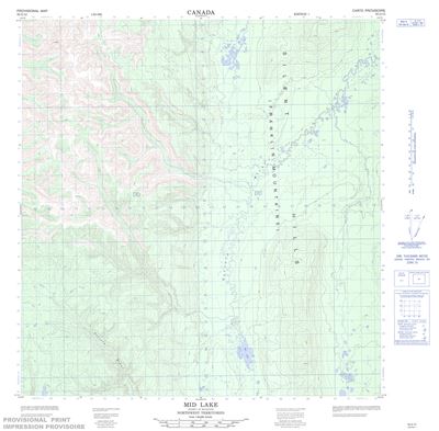 095G12 - MID LAKE - Topographic Map