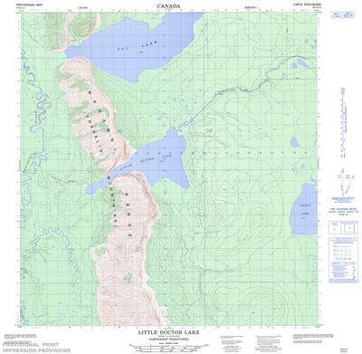 095G14 - LITTLE DOCTOR LAKE - Topographic Map
