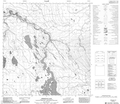 095G15 - SIBBESTON LAKE - Topographic Map