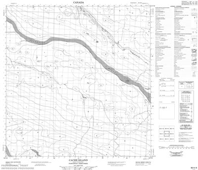 095H08 - CACHE ISLAND - Topographic Map