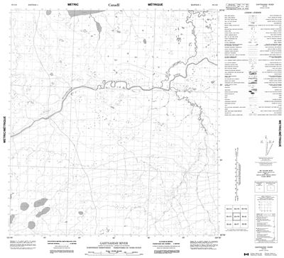 095I10 - GAHTSAHDAY RIVER - Topographic Map