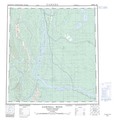 095J - CAMSELL BEND - Topographic Map