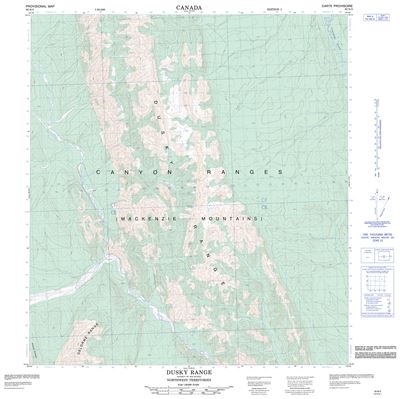 095N03 - DUSKY RANGE - Topographic Map