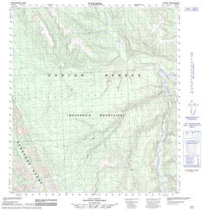 095N13 - MOOSE NEST LAKE - Topographic Map