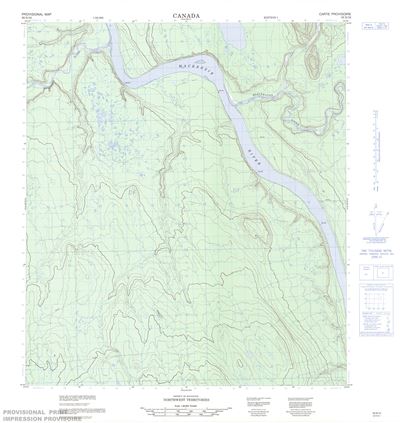 095N16 - NODADAY CREEK - Topographic Map