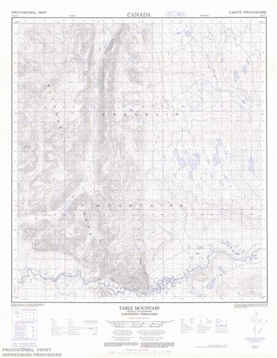 095O11 - TABLE MOUNTAIN - Topographic Map
