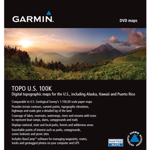 Garmin MapSource TOPO United States 100K DVD