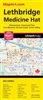 Lethbridge & Medicine Hat AB road map. Includes the communities of Brooks, Coaldale, Crowsnest Pass, Lethbridge, Medicine Hat and Taber. Folded maps have been the trusted standard for years, offering unbeatable accuracy and reliability at a great price. D