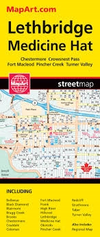 Lethbridge & Medicine Hat AB road map. Includes the communities of Brooks, Coaldale, Crowsnest Pass, Lethbridge, Medicine Hat and Taber. Folded maps have been the trusted standard for years, offering unbeatable accuracy and reliability at a great price. D