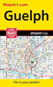 Guelph Ontario Travel & Road Map. Detailed road map of Guelph showing transportation, recreation, commercial, service, culture, boundary, education, water and land designations. Includes Acton, Arthur, Elmira, Elora, Erin, Fergus, Georgetown, Listowel, an