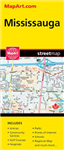 Mississauga Travel & Road Map. Folded maps have been the trusted standard for years, offering unbeatable accuracy and reliability at a great price. Detailed indices make for quick and easy location of destinations. Features arenas, community centres, golf