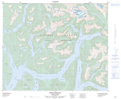 103A16 - SHEEP PASSAGE - Topographic Map