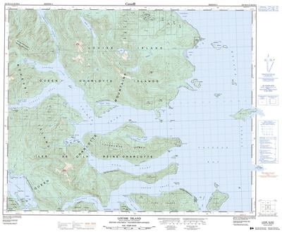 103B13 - LOUISE ISLAND - Topographic Map