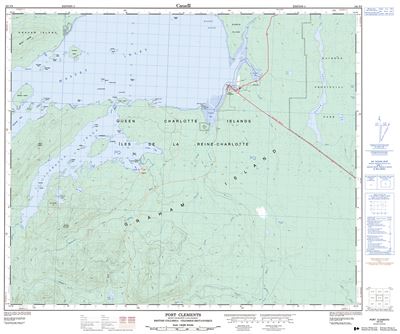 103F09 - PORT CLEMENTS - Topographic Map
