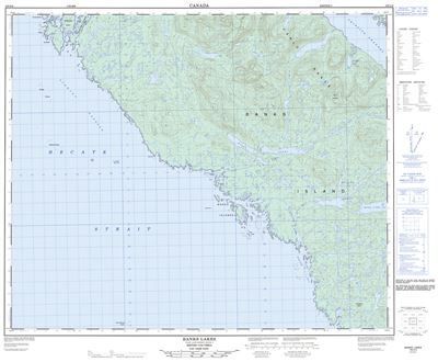 103G08 - BANKS LAKES - Topographic Map