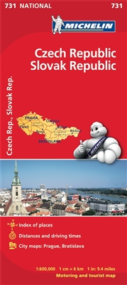 Embark on a journey of discovery with the latest edition of the MICHELIN National Map for Czech Republic and Slovak Republic. Regularly updated to ensure accuracy, this map is your trusty travel companion that offers a comprehensive view of your adventure