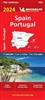 Spain & Portugal Travel & Road Map. Updated annually, MICHELIN National Map Spain & Portugal (map 734) will give you an overall picture of your journey thanks to its clear and accurate mapping scale 1:1,000,000. Our map will help you easily plan your safe