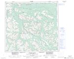 104H - SPATSIZI RIVER - Topographic Map