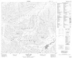 104H08 - TUATON LAKE - Topographic Map