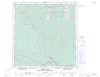 105A - WATSON LAKE - Topographic Map